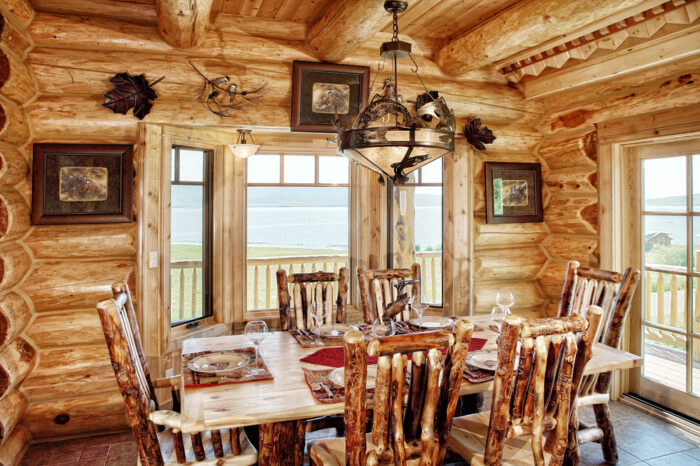 paramount furniture, furnishing, rustic cabin